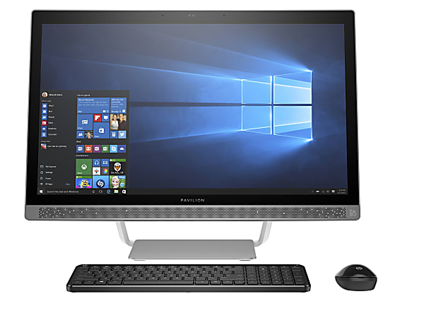 HP Pavilion All-In-One PC, 27" Full HD Touch Screen, Intel® Core™ i5 Quad Core, 12 GB Memory, 1 TB Hard Drive, Windows 10 Home