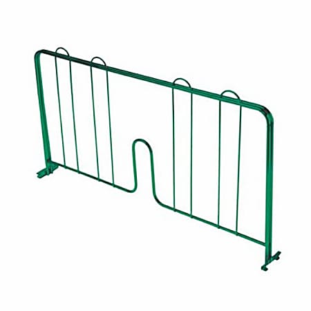 Thunder Group Pressure Fit Wire Shelf Divider For 24 Epoxy Shelves 8 x 24  Green - Office Depot