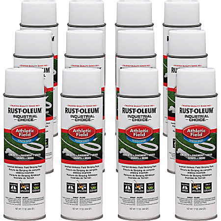 Industrial Choice Athletic Field Striping Paint - 17 fl oz - 12 / Carton - White