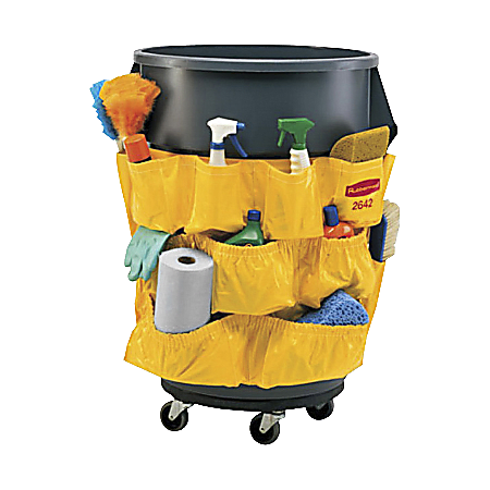 Rubbermaid® Brute® Caddy Bag, 20 1/2"H x 20"W, Yellow