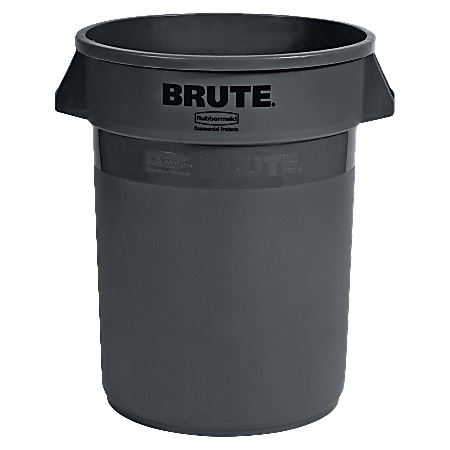 Rubbermaid® Brute® Round Containers, 44 Gallons, 31.5Gray