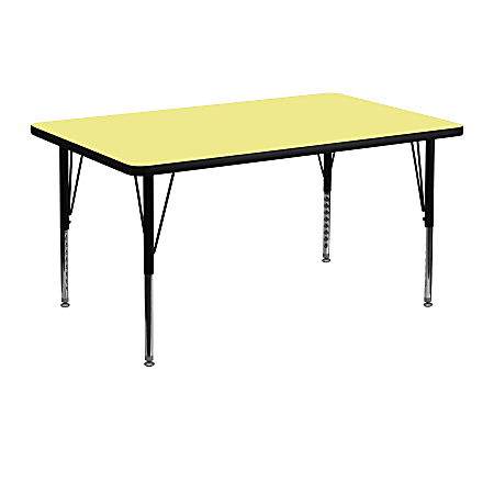 Flashs ワークテーブル Amazon.com: Flash Furniture Wren 24''W x 48''L Rectangular