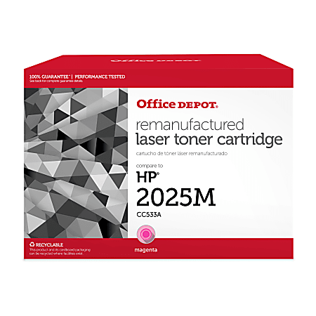 Office Depot® Remanufactured Magenta Toner Cartridge Replacement For HP 304A, CC533A, OD2025M