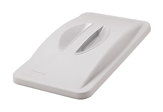 Rubbermaid 2688-88 Slim Jim Handle Top for Slim Jim Containers - Rectangular - Polypropylene - Light Gray - 1 / Each