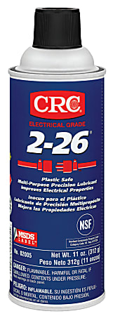 CRC 2-26® Multi-Purpose Precision Lubricants, 16 Oz Aerosol Can, Pack Of 12 Cans