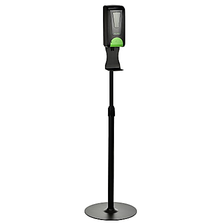 Alpine Automatic Foam Hand Sanitizer Dispenser With Floor Stand, 1200 mL, 55-1/2"H x 14-1/2"W x 14-1/2"D, Black