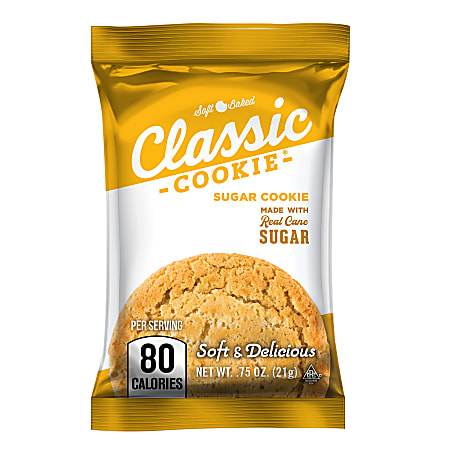 Classic Cookie Sugar Cookies Bulk, 0.75 Oz, Total Qty 200