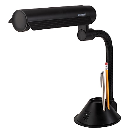 OttLite Floor Lamp Black - Office Depot