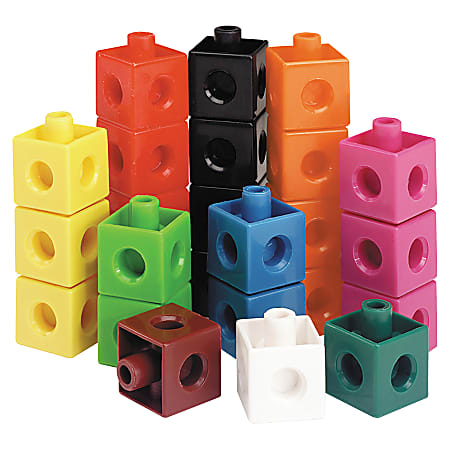 Learning Resources® Snap Cubes Activity Set, Multicolored, 5 Year & Up, 100 Pieces