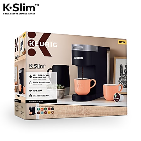 Keurig K-Slim Coffee Maker, Single Serve, White