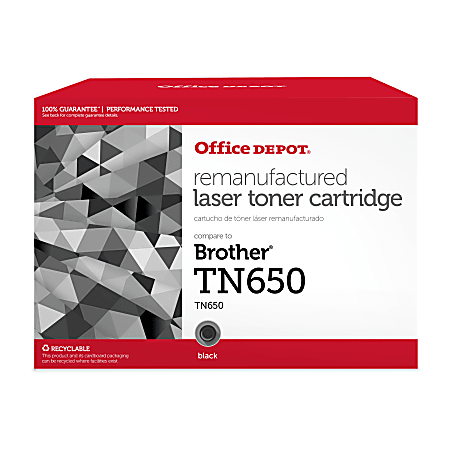 Office Depot® Brand Remanufactured Black Toner Cartridge Replacement For Brother® TN650