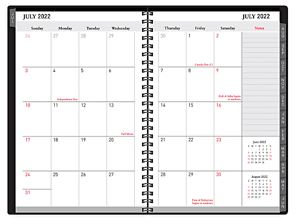 Office Depot Brand WeeklyMonthly Academic Planner 5 x 8 ...