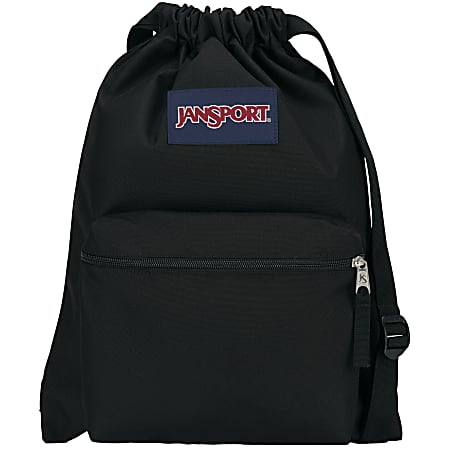 Jansport Draw Sack, 80% Recycled, Black