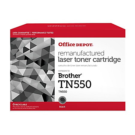 Office Depot® Brand Remanufactured Black Toner Cartridge Replacement For Brother® TN-550, ODTN550