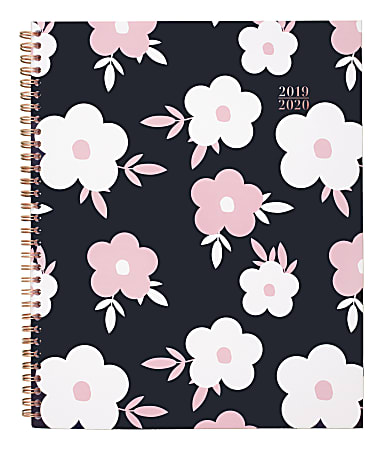 Cambridge Buttercup Academic Weekly/Monthly Planner, 9 1/4" x 11", Pink/Blue, July 2019 to August 2020