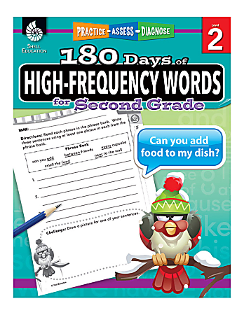 Shell Education 180 Days Of High-Frequency Words, Grade
