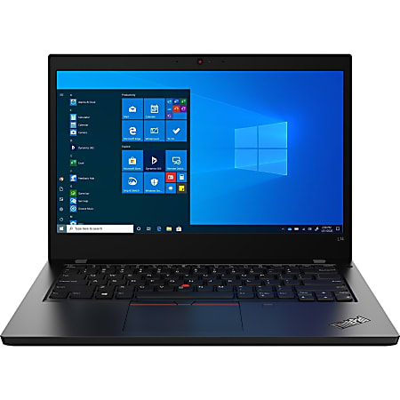 Lenovo ThinkPad L14 Gen1 20U1005MUS 14" Laptop - Intel Core i5 10th Gen i5-10210U Quad-core1.60 GHz - 8 GB  - 256 GB SSD - Black - Windows 10 Pro - Intel UHD Graphics