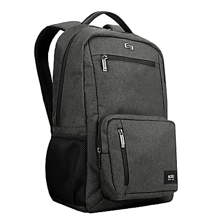 Solo Bowery Laptop Backpack Gray Office Depot