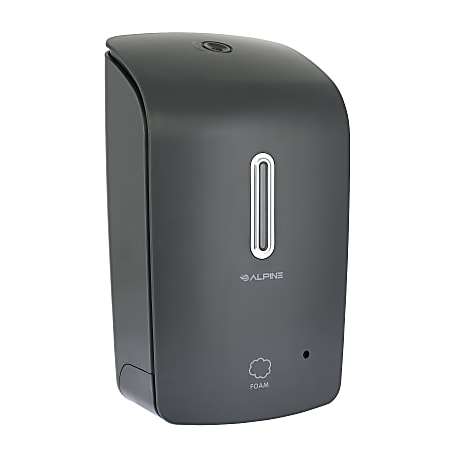 Alpine Automatic Liquid Soap Dispenser, 11-1/4"H x 6-5/16"W x 4-7/16"D, White
