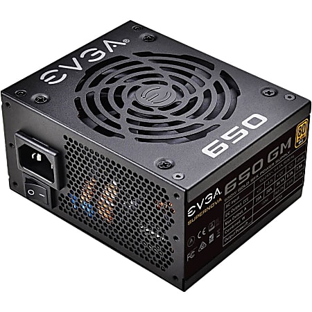 EVGA SuperNOVA 650GM Power Supply - Internal - 120 V AC, 230 V AC Input - 3.3 V DC, 5 V DC, 12 V DC, 5 V Output - 650 W - 1 +12V Rails - 1 Fan(s) - 92% Efficiency