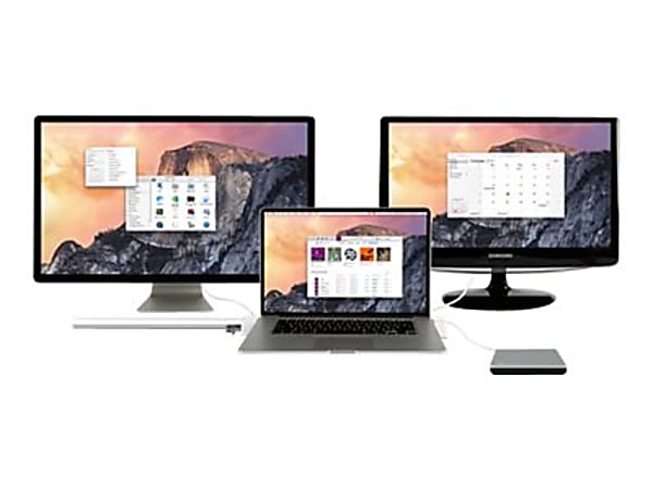 LandingZone Dock - Port replicator - HDMI, Mini DP - for Apple MacBook Pro with Retina display (13.3 in)