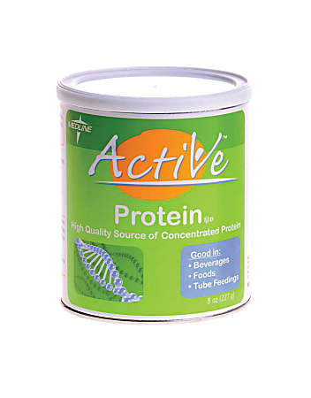 Active Powder Protein Supplement, 8 Oz Cans, Case Of 6