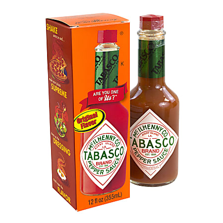 Tabasco Pepper Sauce, 12 Fl Oz Bottle