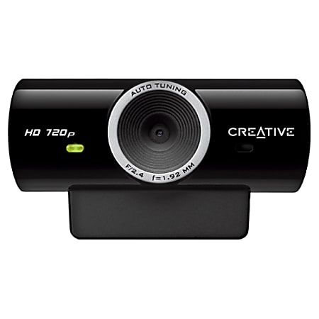 Creative Live! Cam Webcam - 30 fps - USB 2.0 - 3.7 Megapixel Interpolated - 1280 x 720 Video - Fixed Focus - Microphone