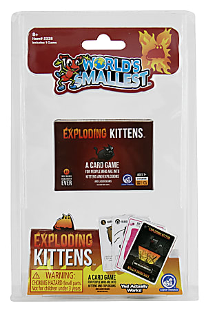 Super Impulse Worlds Smallest Exploding Kittens Game Total Qty 1 ...