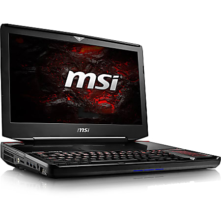 MSI GT83VR Titan SLI-213 - Core i7 7920HQ / 3.1 GHz - Windows 10 Home - 64 GB RAM - 1 TB SSD NVMe + 1 TB HDD - Blu-ray Writer - 18.4" 1920 x 1080 (Full HD) - 2 x GF GTX 1070 - 802.11ac, Bluetooth - aluminum black