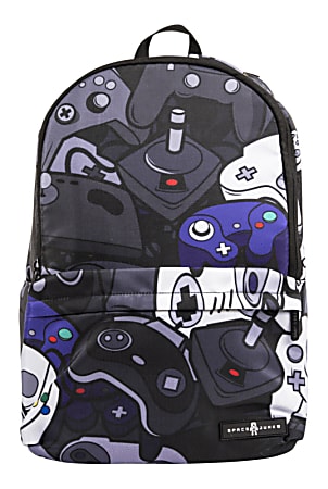 Space Junk Backpack With 15" Laptop Pocket, Controllers