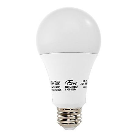 Euri A21 LED Light Bulb, 1600 Lumen, 16 Watt, 3,000K/Soft White, 1 Each
