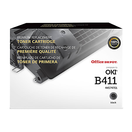 Office Depot® Remanufactured Black Toner Cartridge Replacement For OKI® B411, ODB411