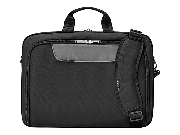 Everki Advance Laptop Briefcase, 19.29" x 3.15" x 14.17", Black