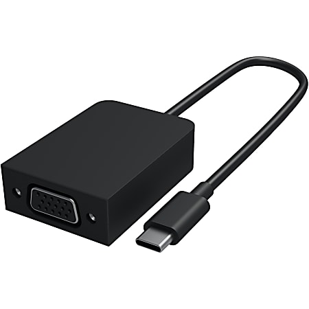 Microsoft Surface USB-C to VGA Adapter - Adapter - 24 pin USB-C male to HD-15 (VGA) female