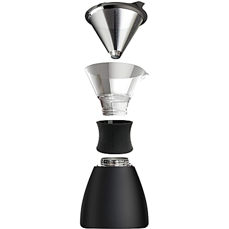 asobu Insulated Pour-over Coffee Maker (Black) - Coffee
