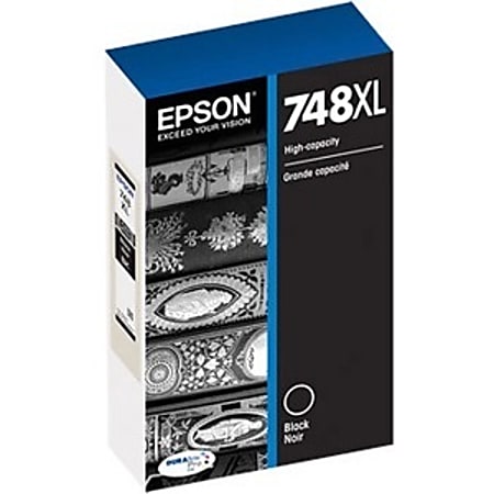 Epson DURABrite Pro 748 Original High Yield Inkjet Ink Cartridge - Black - 1 Pack - 5000 Pages