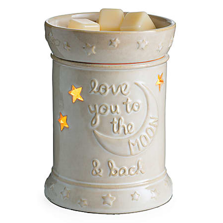 Candle Warmers Etc Illumination Fragrance Warmer, 8-13/16" x 5-13/16", Love You To The Moon