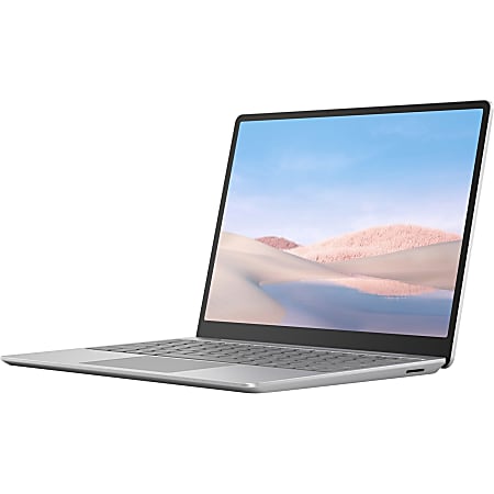 Microsoft Surface Laptop Go 12.4" Touchscreen Notebook - 1536 x 1024 - Intel Core i5 10th Gen i5-1035G1 Quad-core (4 Core) 1 GHz - 4 GB RAM - 64 GB Flash Memory - Platinum - Intel Chip - Windows 10 Home
