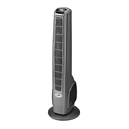 Lasko 4443 Tower Fan - 40" Diameter - 3 Speed - Remote, Oscillating - 39.2" Height x 12" Width x 12.3" Depth - Plastic Housing