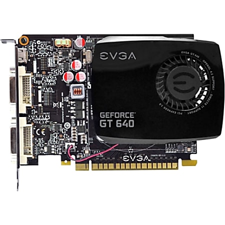 EVGA GeForce GT 640 Graphic Card - 901 MHz Core - 2 GB DDR3 SDRAM - PCI Express 3.0 x16 - Single Slot Space Required