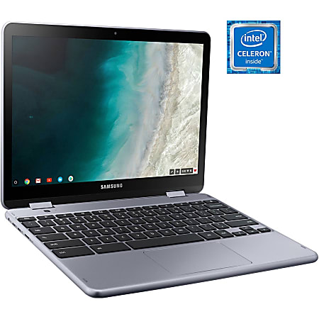 Samsung Chromebook Plus XE521QAB-K01US 12.2" Touchscreen 2 in 1 Chromebook - 1920 x 1200 - Intel Celeron 3965Y 1.50 GHz - 4 GB RAM - 32 GB Flash Memory - Stealth Silver - Chrome OS - Intel HD Graphics 615 - IEEE 802.11ac Wireless LAN Standard