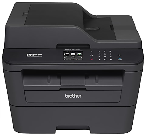 Brother® MFC-L2740DW Wireless Monochrome (Black And White) Laser All-In-One Printer