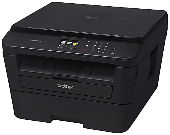 Brother® HL-L2380DW Wireless Laser Monochrome Printer