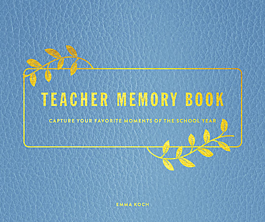 Quarto Publishing Teachers Memory Book, 9-1/4" x 7-3/4", 160 Pages, Blue