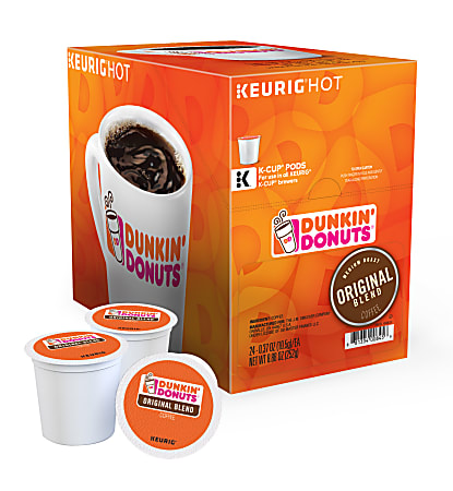 Dunkin' Donuts® Single-Serve Coffee K-Cup®, Original, Carton Of 24