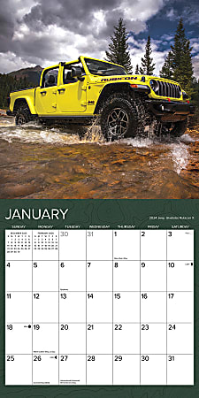 2026 Willow Creek Press Hobbies Monthly Wall Calendar 12 x 12 Jeep ...