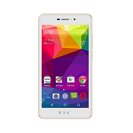 BLU Life XL Cell Phone, White, PBN200900