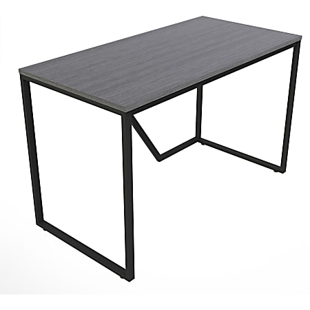Lorell® SOHO 48"W Modern Writing Desk, Gray