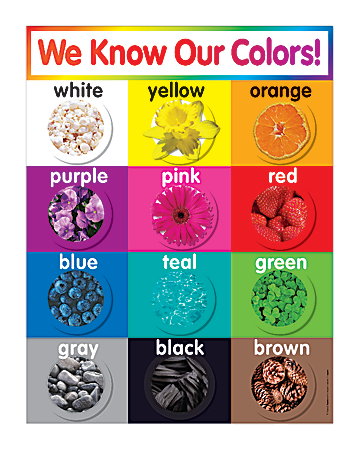 Scholastic Colors Chart